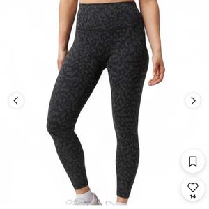 Lululemon Black Patterned animal print Leggings